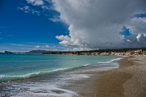 Bucht von Saint-Cyr sur Mer an der Côte d'Azur