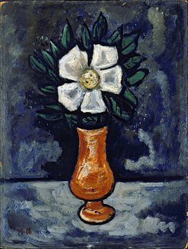 Weiße Blume (um 1917) von Marsden Hartley von Peter Balan