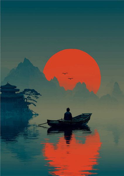 Sunset by R Pevitanada