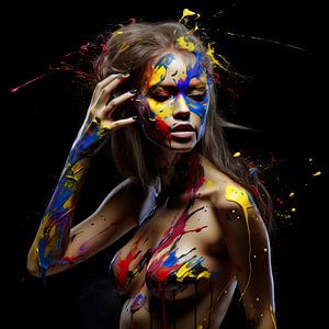 Tanzender Bodypaint
