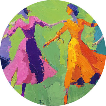 Vrouwen Dans | Joyful Women in Vibrant Dresses