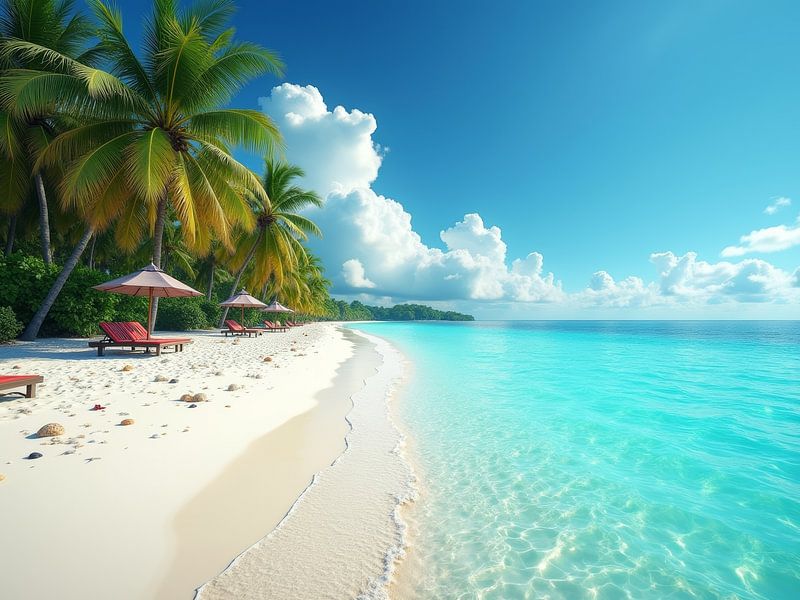paysage de plage par hisamvideo art