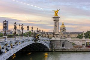 Le pont Alexandre III à Paris sur Rob van Esch