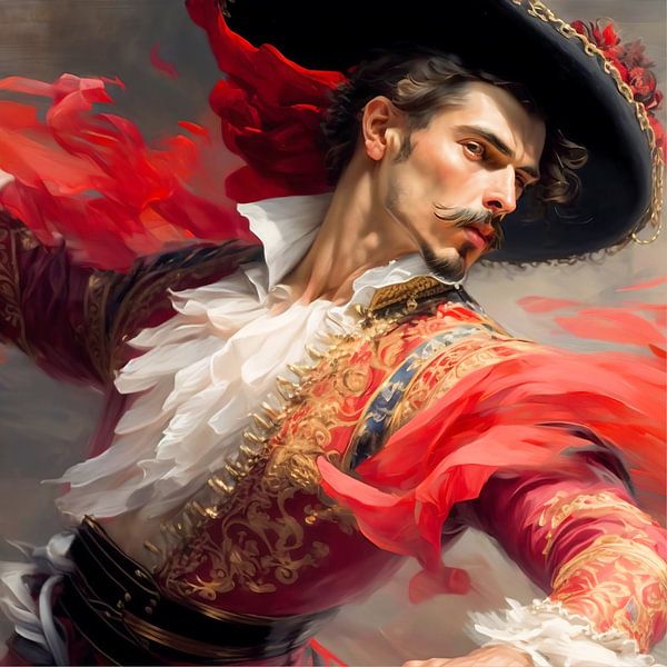 Spanish dancer in action by Carla van Zomeren