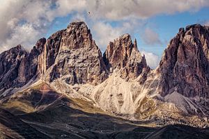 Dolomiten vom Col dei Rossi aus gesehen