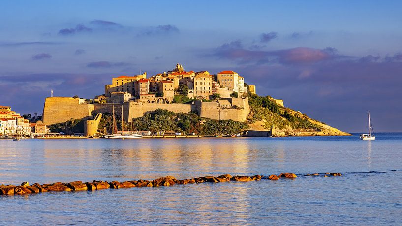 Calvi in the golden hour, France by Adelheid Smitt
