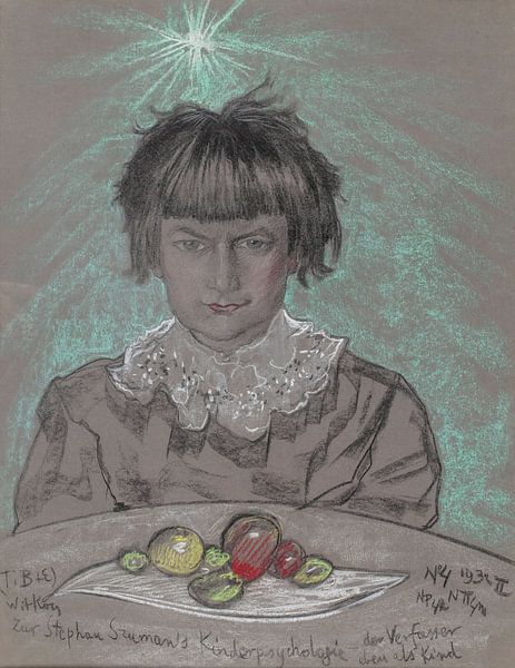 Stanisław Ignacy Witkiewicz - Portrait of Stefan Szuman as a child (1932) by Peter Balan
