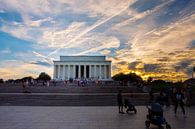 National Mall met Zonsondergang van Dennis Langendoen thumbnail