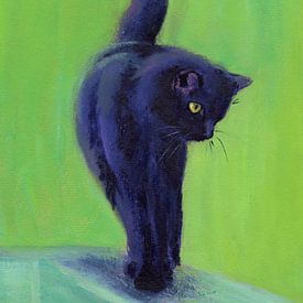 Auf dem Laufsteg Acrylgemälde von Karen Kaspar