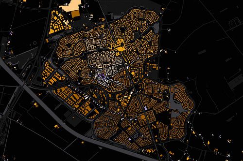 Map of Wood abstract