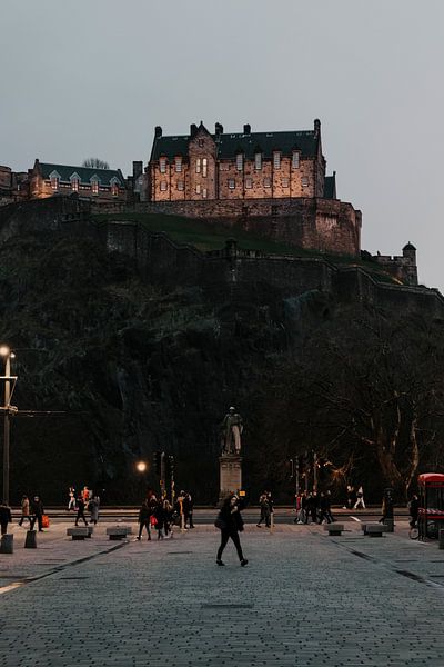 Edinburgh Castle von New Town aus von Manon Visser