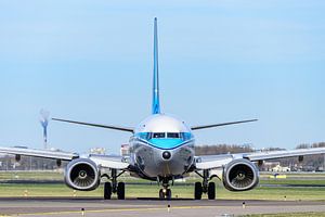 KLM Boeing 737-800 in Retro-Lackierung, die PH-BXA.