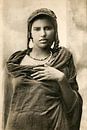 Portrait Middle East black and white 128th by Liesbeth Govers voor Santmedia.nl thumbnail