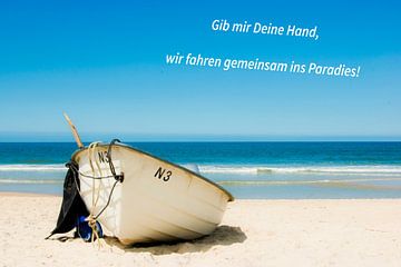 Geef me je hand, gaan we samen naar het paradijs! van Norbert Sülzner
