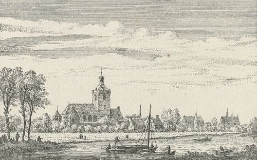 Abraham Rademaker, Gezicht op Zevenaar, 1727 - 1733