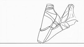 Chaussures de ballet pour danser