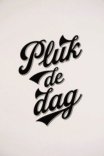 Typographie inspirante en noir et blanc