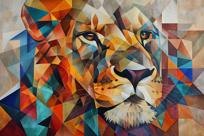 Lion par Poster Art Shop