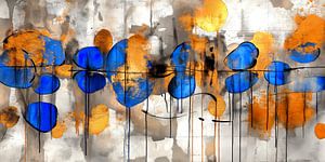 Vivid Flow - Dynamik von Farbe und Textur