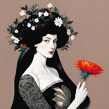 Elysia, digitale Malerei von Mariëlle Knops, Digital Art