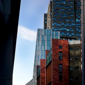 Amsterdam Zuidas in namiddag zon sur Rutger Hoekstra