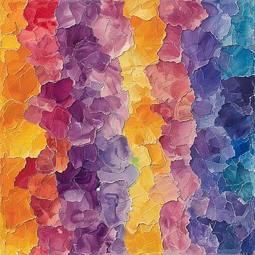 Peinture abstraite multicolore Moderne No 15 sur Niklas Maximilian