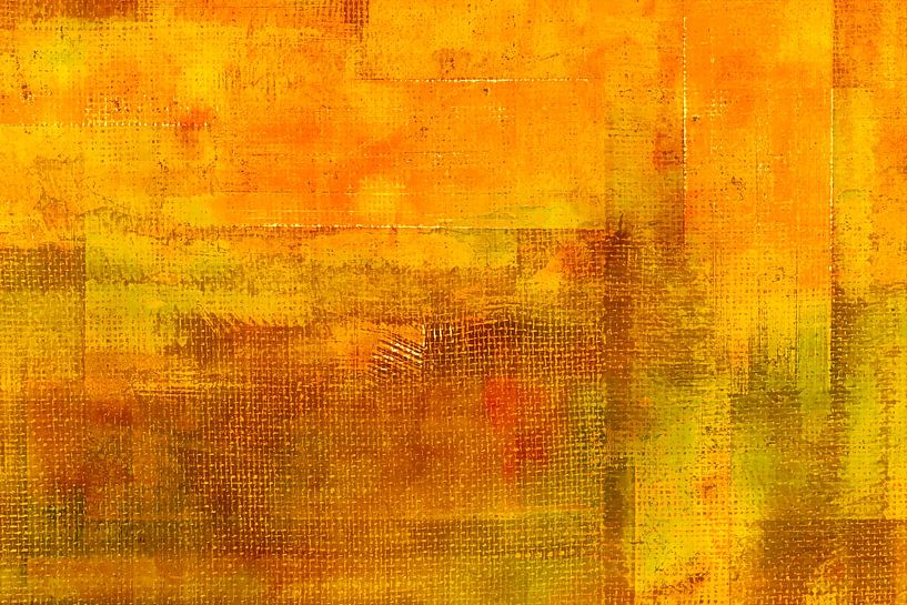 Elegance, moderne Natur Abstraktion in Gold von FRESH Fine Art