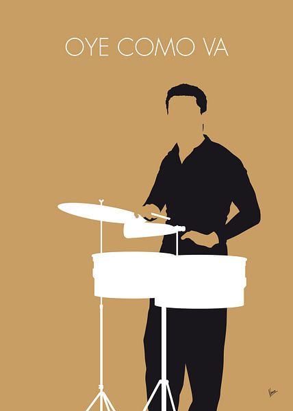 No300 MY Tito Puente Affiche de musique minimale par Chungkong Art