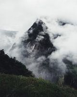 Bewölktes Andengebirge um Machu Picchu | Peru