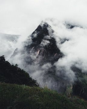 Cloudy Andes Mountain around Machu Picchu | Peru by Felix Van Leusden