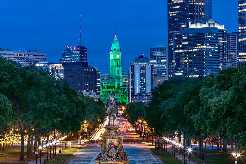Philadelphie fantastique à l'heure bleue par Melanie Viola