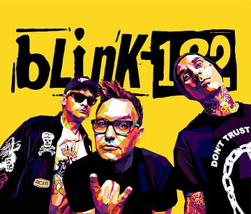 Blink-182 WPAP van Awang WPAP Pop Art