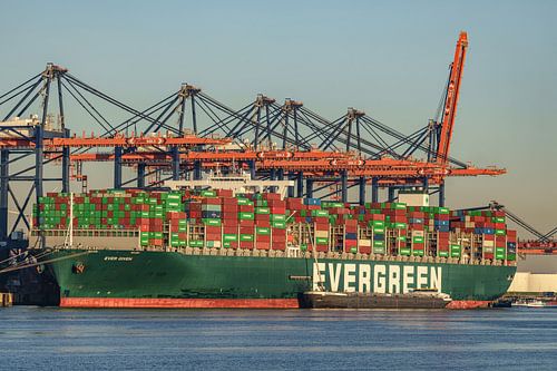 Containerschip Ever Given van Evergreen.