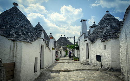 Trulli huisjes in Italie