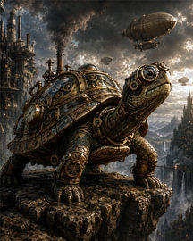 Chronos – The Steampunk Turtle of the Lost World by Eric Nagel