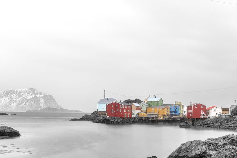 Fischerdorf am Meer in Norwegen von Tilo Grellmann