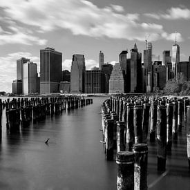 Manhattan Skyline van Hans Peter Debets