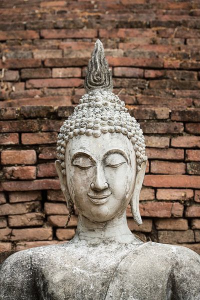 Boeddha in de tempel van Thailand von Marcel Derweduwen