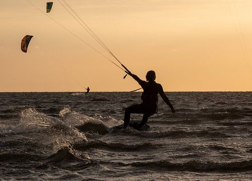 Zonsondergang Brouwersdam Nederland