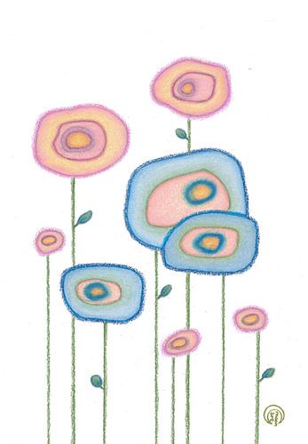 Abstracte Agaat Bloemen