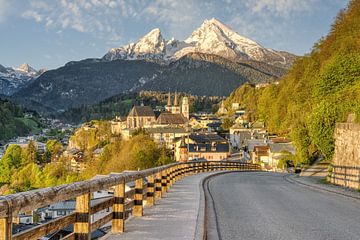 Morning sun in Berchtesgaden by Michael Valjak