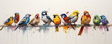 11 Vogels van Blikvanger Schilderijen