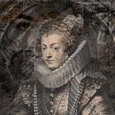 Porträt von Elisabeth von Bourbon, Königin von Spanien, MPaulus Pontius, nach Peter Paul Rubens, 163 von MadameRuiz Miniaturansicht