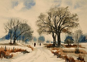 Aquarel part 214 van Tania Perneel