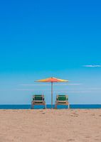 Minimalism on the beach