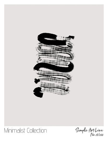 Simple Art Line No 66 von Treechild