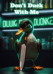 Don't Duck with Me Mème sur WpapArtist WPAP Artist
