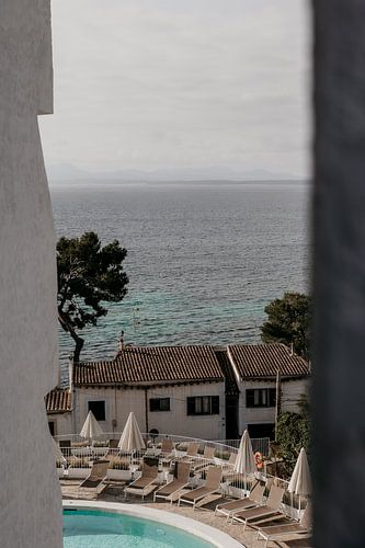Foto mit Blick auf das Mittelmeer, Summer Vibes.