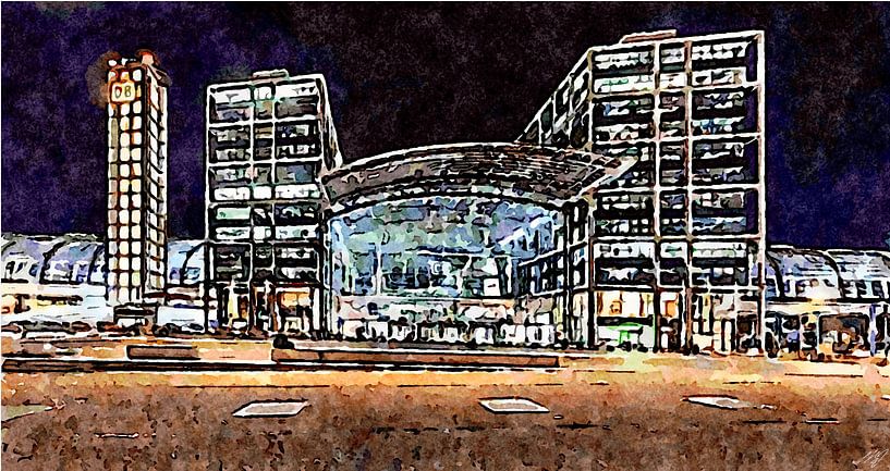 Berlin central station by Saskia Ben Jemaa