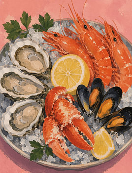 Seafood platter